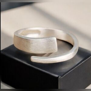 Womens or Mens Stainless Steel Geometric Ring